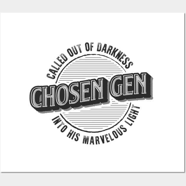 Chosen Gen Wall Art by Joe Camilo Designs